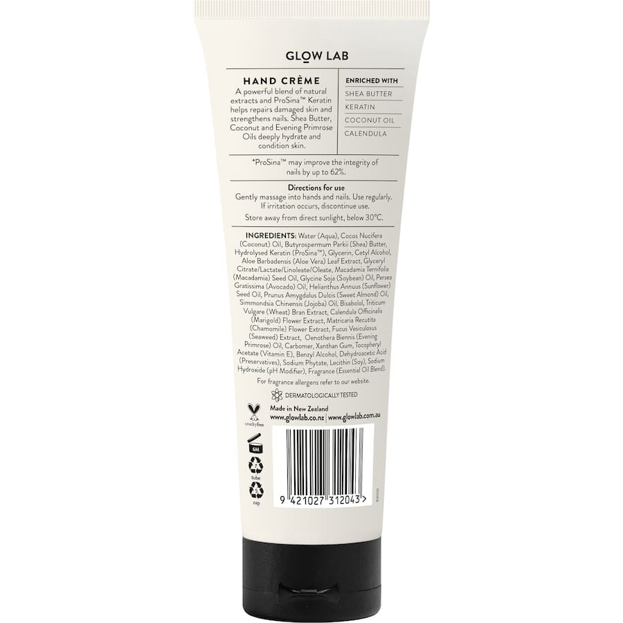 Glow Lab Hand Cream  Tube 100mL