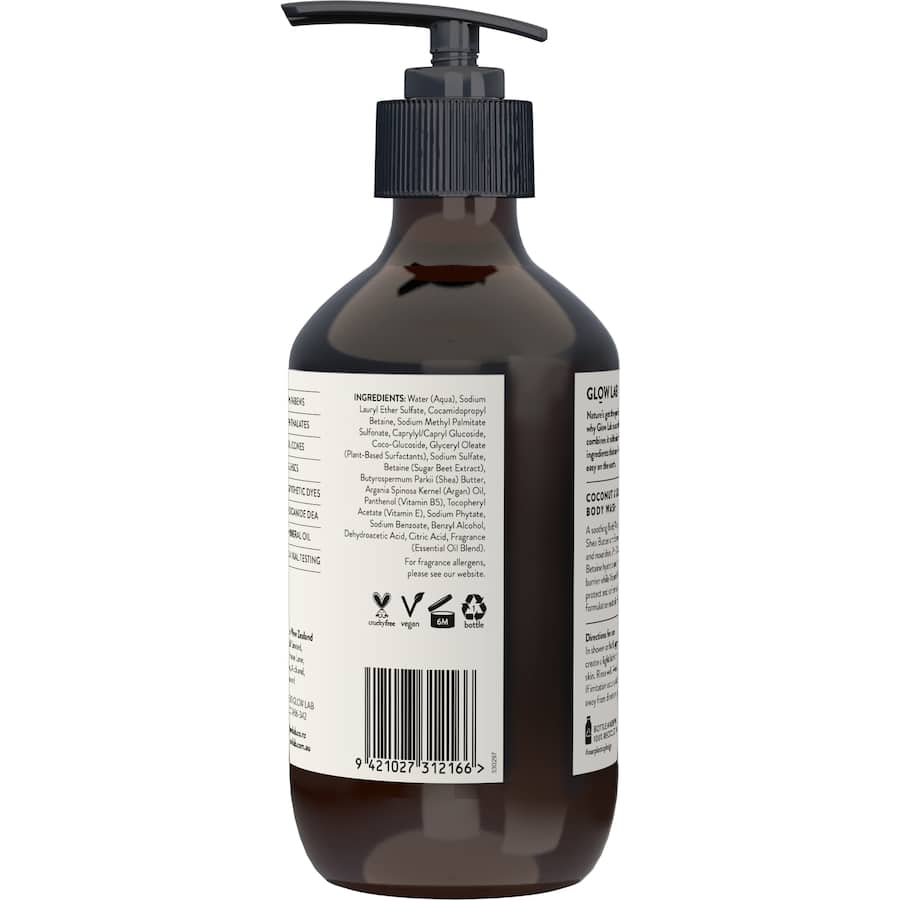 Glow Lab Body Wash Coconut & Sandalwood 400mL