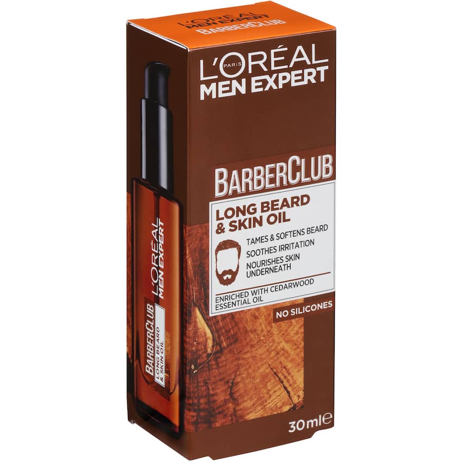 Loreal Men Expert Barber Club Beard Care Long Beard & Skin Oil 30mL