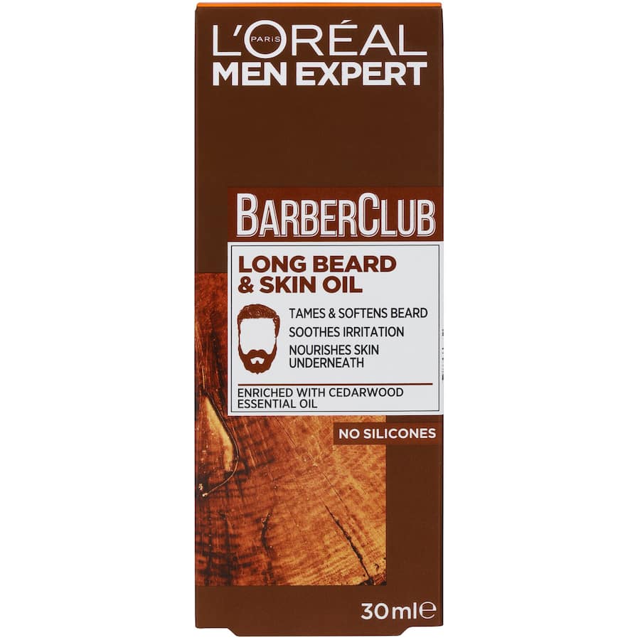 Loreal Men Expert Barber Club Beard Care Long Beard & Skin Oil 30mL