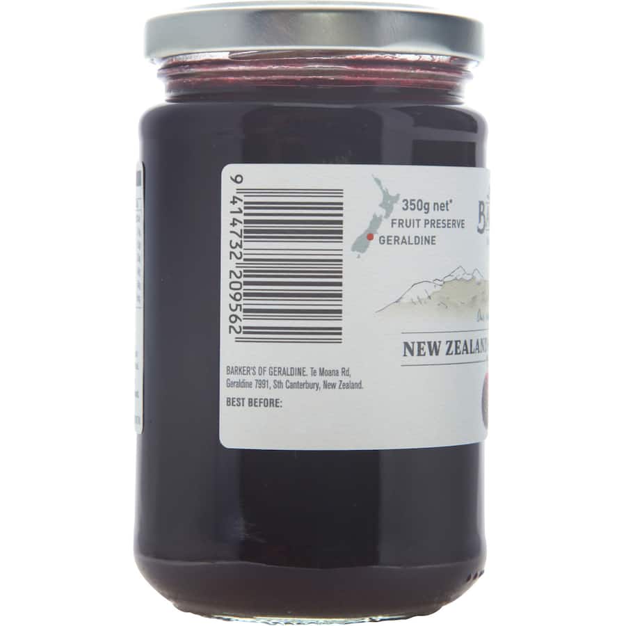 Barkers Plum Jam Black Doris 350g