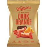 Whittakers Chocolate Sharepack Dark Orange Mini Slab 180g Bag 12pack