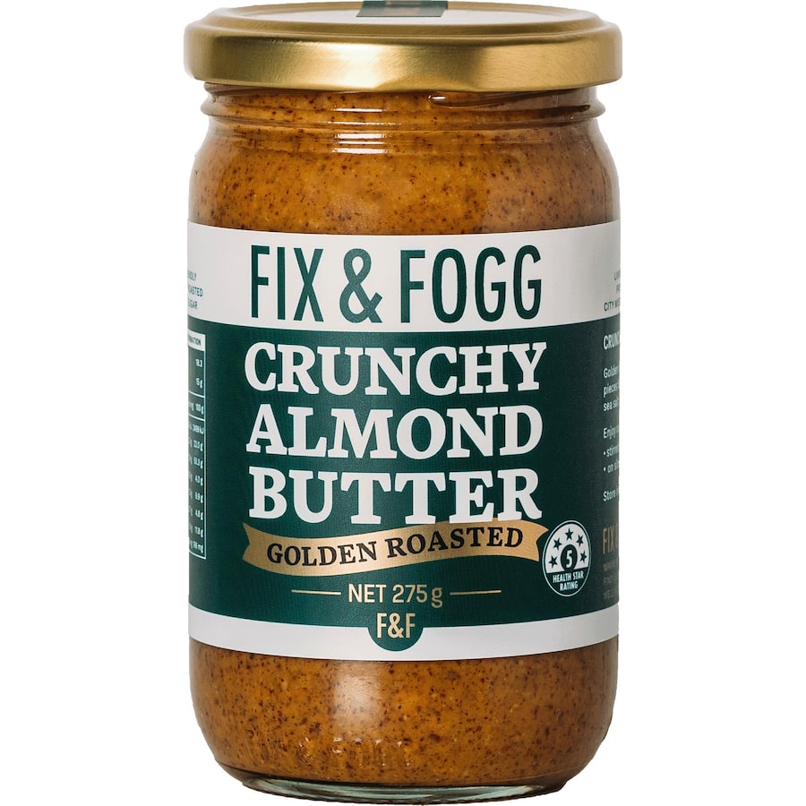 Fix & Fogg Almond Butter Crunchy 275g
