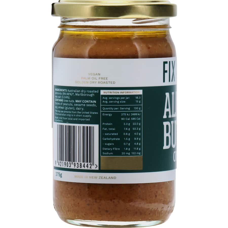 Fix & Fogg Almond Butter Crunchy 275g