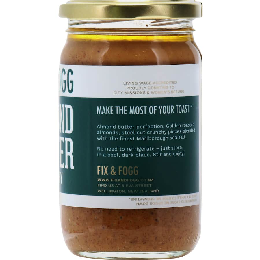 Fix & Fogg Almond Butter Crunchy 275g