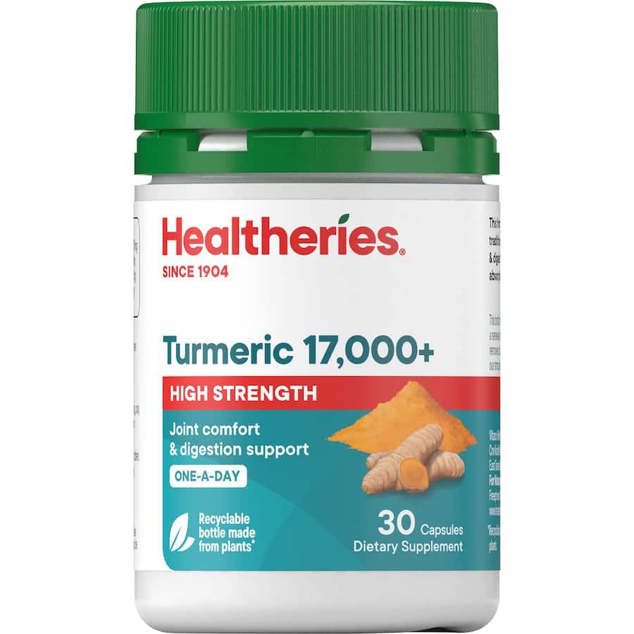 Healtheries Turmeric High Strength 17,000 30pack