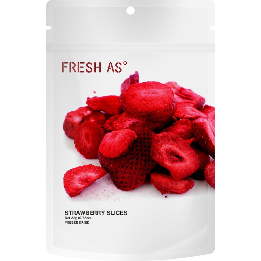 Fresh As Strawberry Slices  Sachet 22g