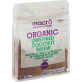 Macro Organic Coconut Sugar Unrefined 250g