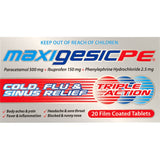 Maxigesic Cold, Flu & Sinus Remedy Pe 20pack