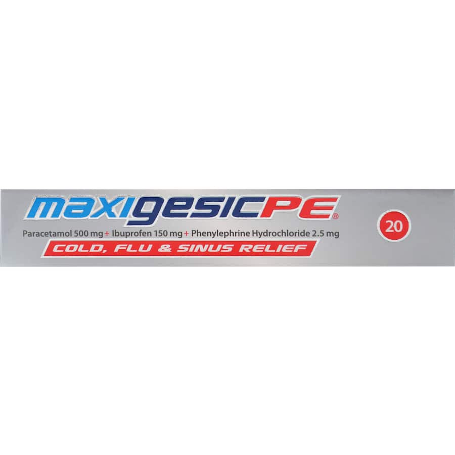 Maxigesic Cold, Flu & Sinus Remedy Pe 20pack