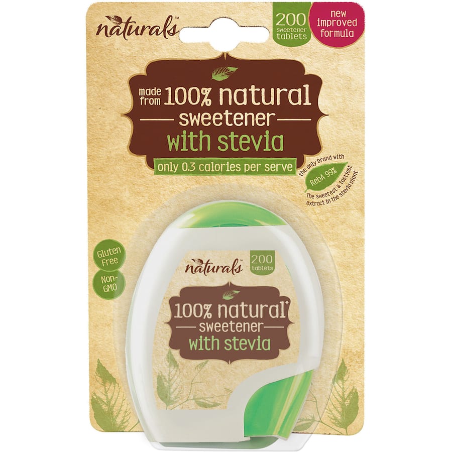 Naturals Sugar Substitute Stevia Tablets 200pack