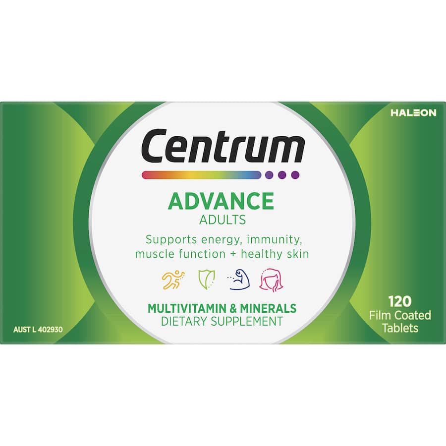 Centrum Advance 50+ Daily Multivitamin Supplement Tablets 60pack
