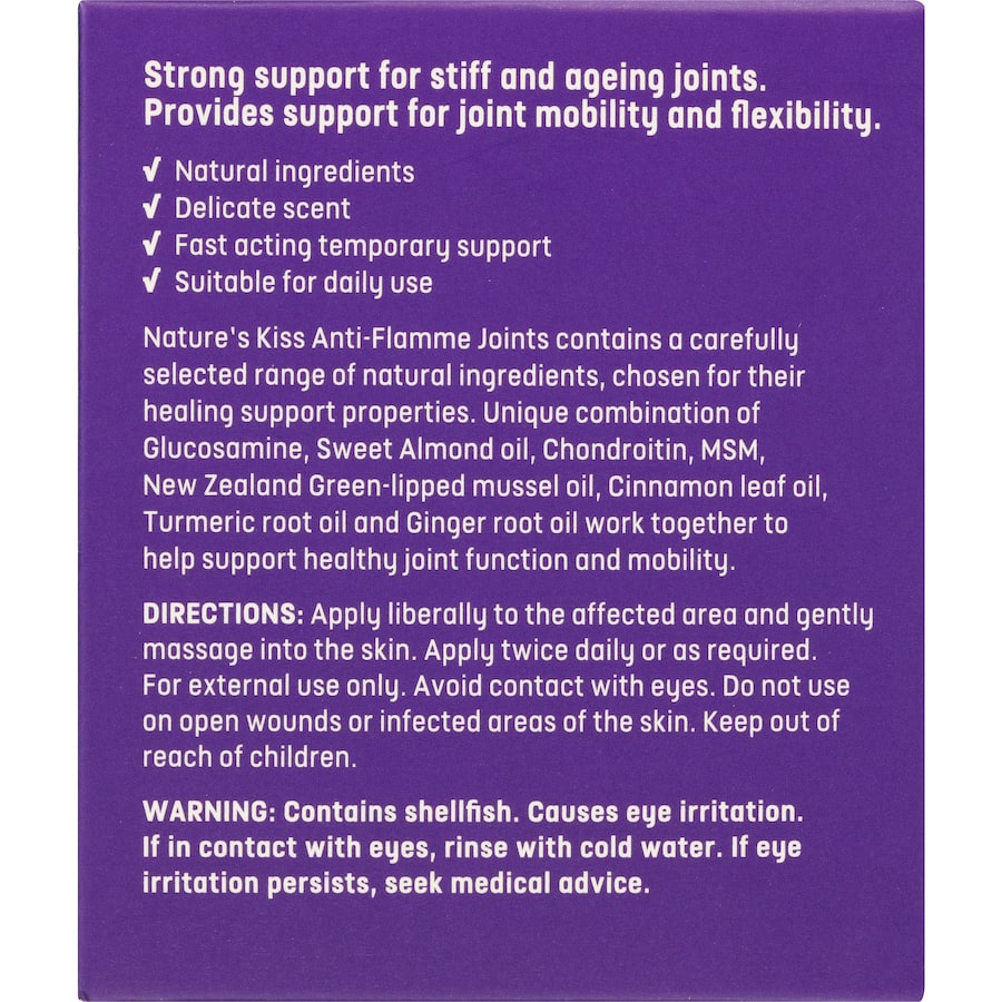 Nature's Kiss Anti-flamme Mobility Joints 120g