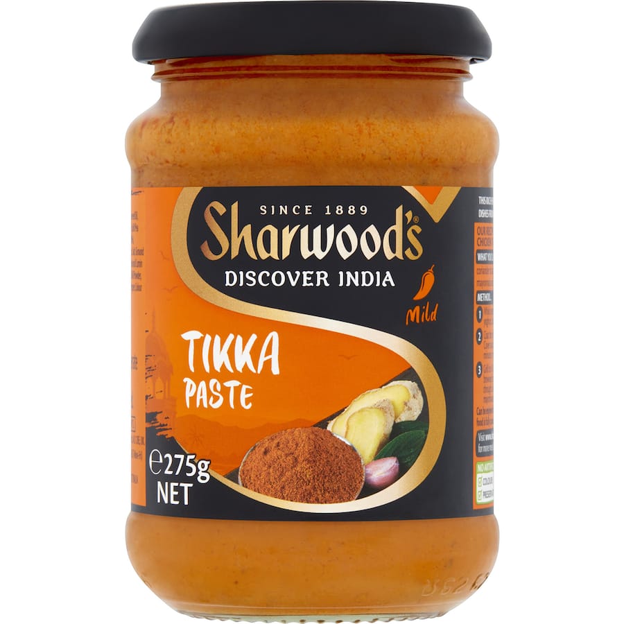 Sharwoods Curry Paste Tikka Mild Jar 275g