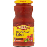 Old El Paso Salsa Medium Chunky Jar 375g
