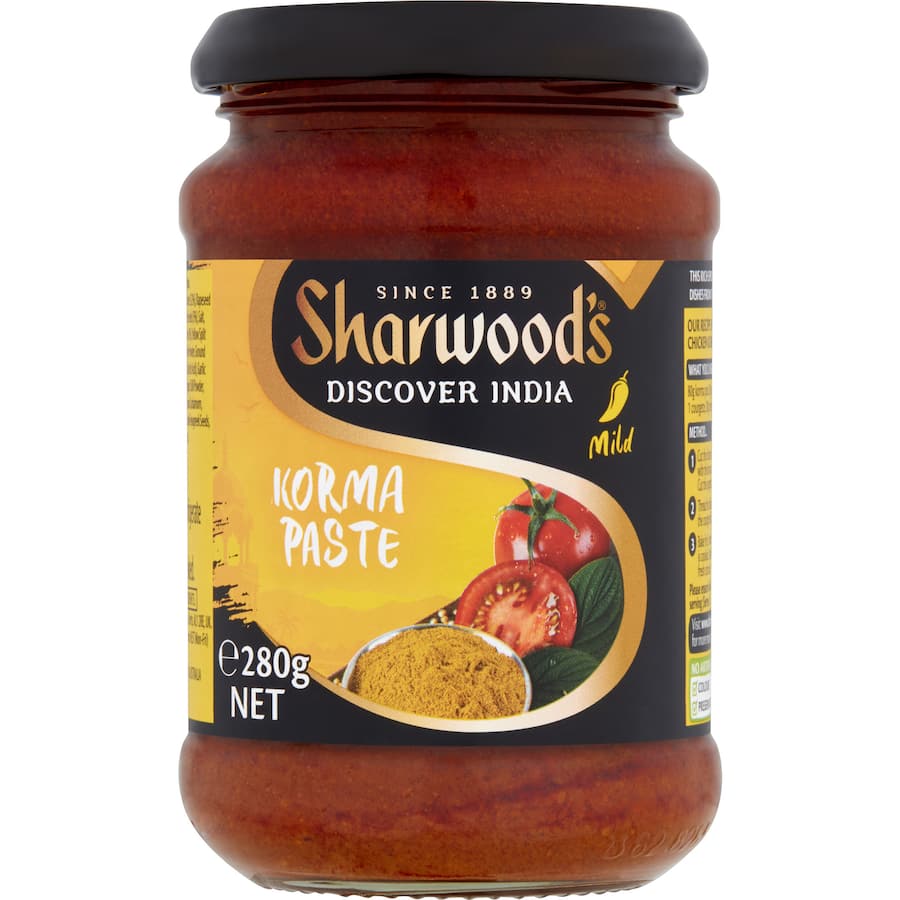 Sharwoods Curry Paste Korma Mild Jar 280g