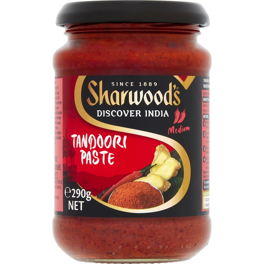 Sharwoods Curry Paste Tandoori Medium Jar 290g