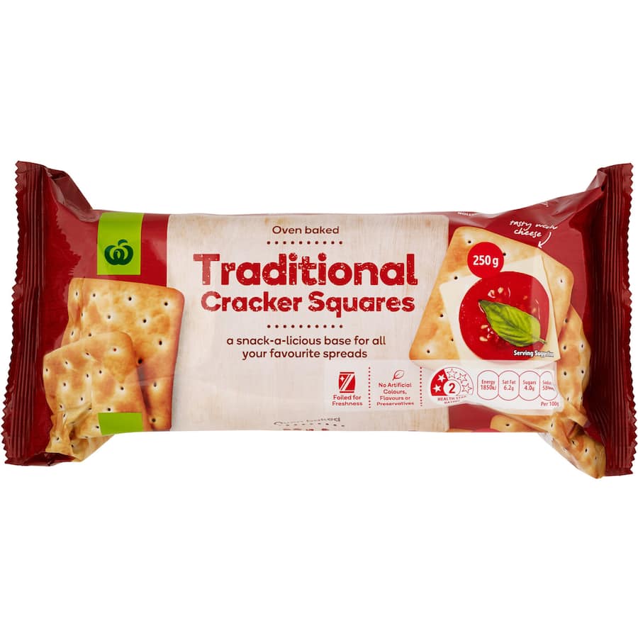 Woolworths Crackers Traditional 250g