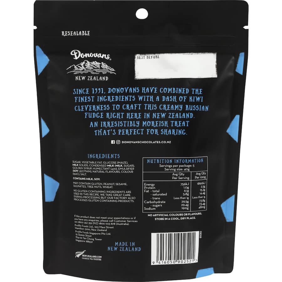 Donovans Fudge Russian 200g