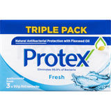 Protex Antibacterial Bar Soap Fresh Value Pack 90g bars 3pack x 90g