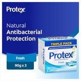 Protex Antibacterial Bar Soap Fresh Value Pack 90g bars 3pack x 90g
