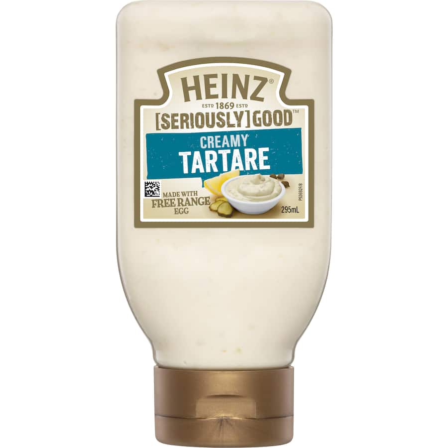 Heinz Seriously Good Tartare Sauce Squeezy Squeeze bottle 295mL