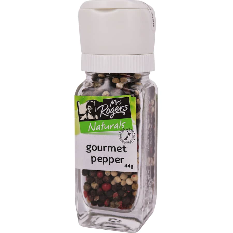 Mrs Rogers Naturals Peppercorns Gourmet Grinder 44g
