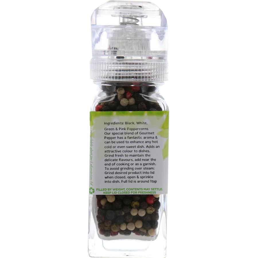 Mrs Rogers Naturals Peppercorns Gourmet Grinder 44g