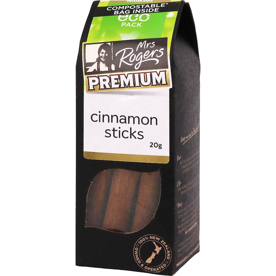 Mrs Rogers Eco Pack Cinnamon Sticks Box 20g