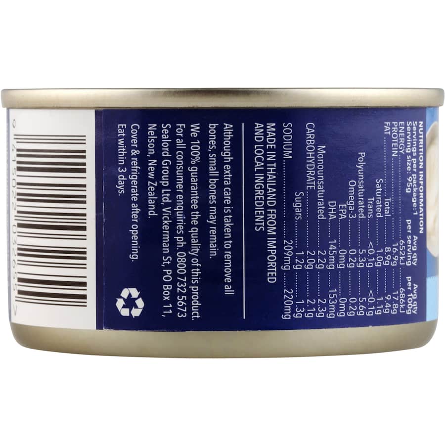 Sealord Sensations Tuna In Mayonnaise Tear tab can 95g