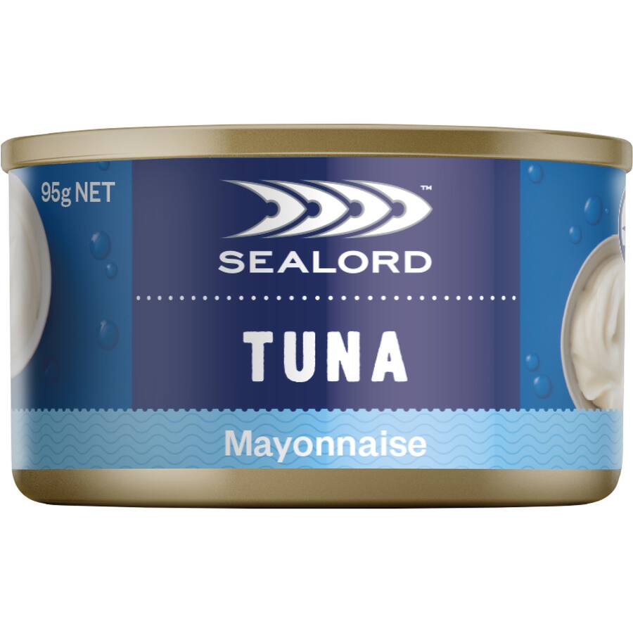 Sealord Sensations Tuna In Mayonnaise Tear tab can 95g