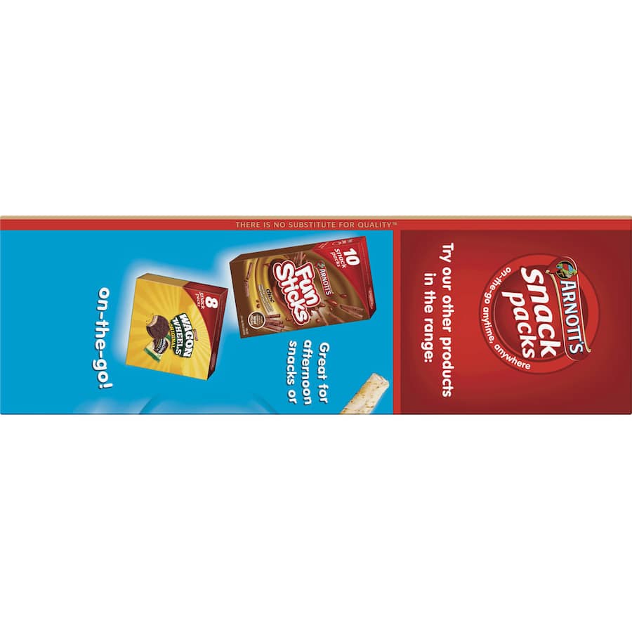 Arnotts Fun Sticks Multi Pack Vanilla 180g 10pack