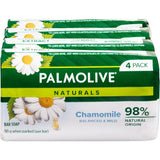 Palmolive Naturals Bar Soap Balanced & Mild Chamomile 90g bars 4pack