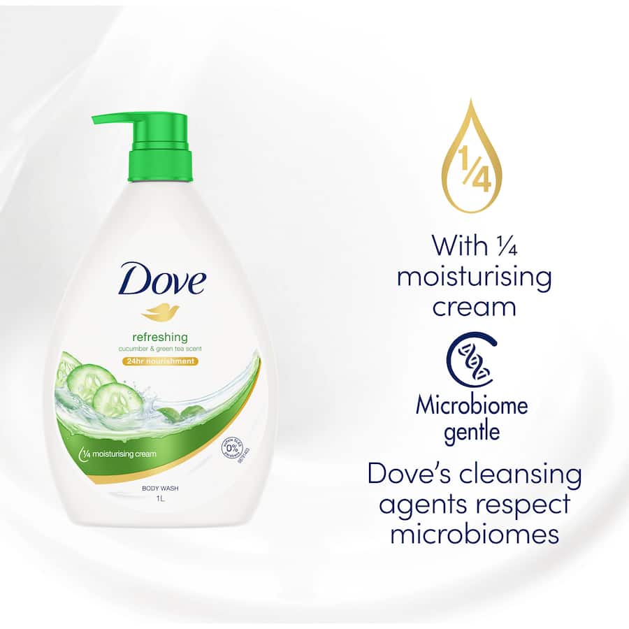 Dove Body Wash Fresh Touch Pump 1L