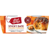 Aunt Bettys Steamed Pudding Sticky Date 190g 95g pottles 2pack