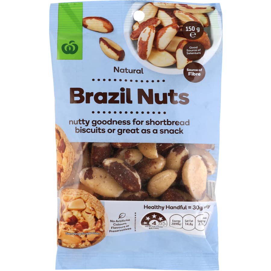 Woolworths Brazil Nuts Natural 150g