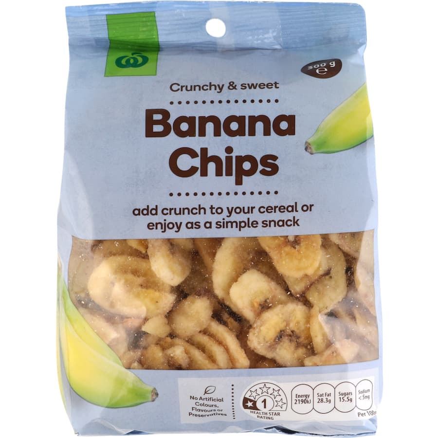 Woolworths Banana Chips  300g