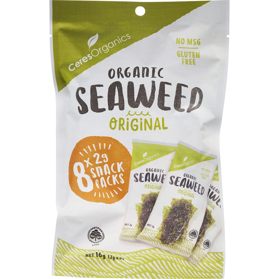 Ceres Organics Snack Mix Seaweed 2g Multipack 8pack