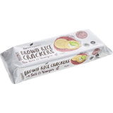 Ceres Organics Brown Rice Crackers Salt & Vinegar 115g
