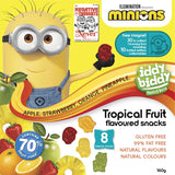 Iddy Biddy Fruit Snacks Tropical 8pk 160g