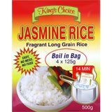 Kings Choice Jasmine Rice Boil In Bag 4 x 125g