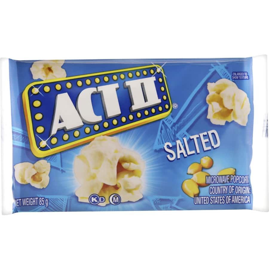 Act I I Microwave Popcorn Salted 85g