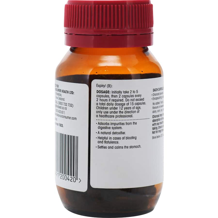 Red Seal Charcoal Activated 300mg Capsules 45 caps
