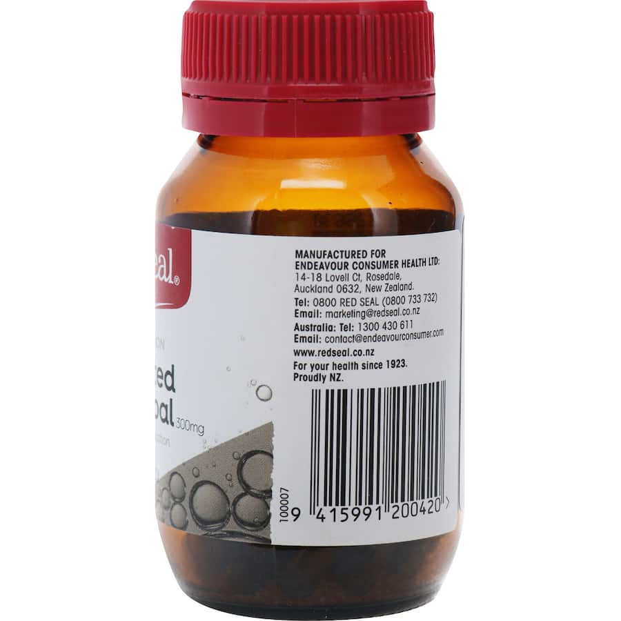 Red Seal Charcoal Activated 300mg Capsules 45 caps