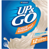 Sanitarium Up & Go Liquid Breakfast Vanilla Ice Fridge Pack 12pk 250mL