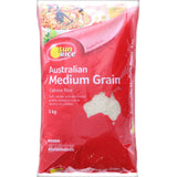 Sunrice White Rice Calrose Medium Grain 5kg