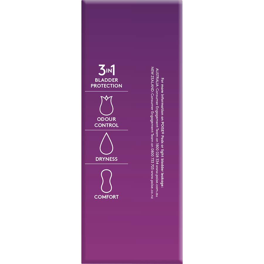 Poise Womens Continence Pads Extra Plus 10pack