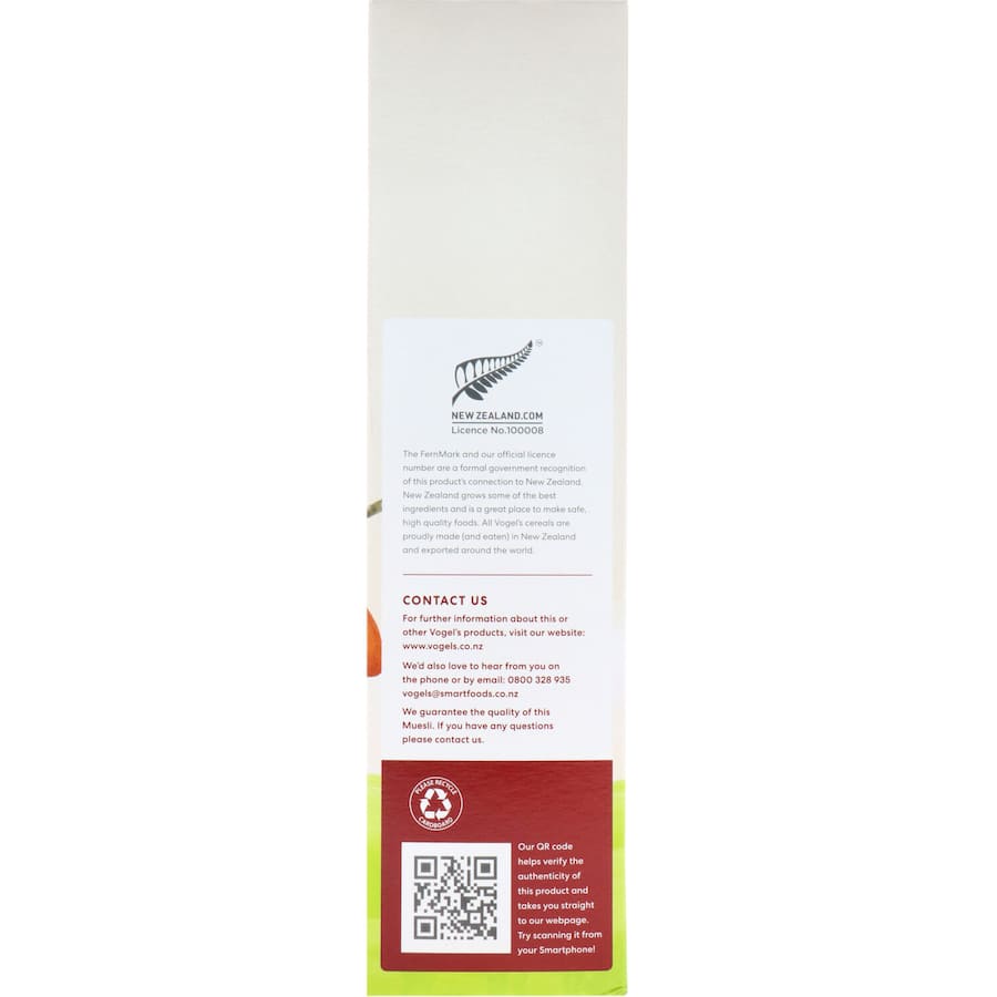 Vogels All Good Muesli Almond, Cashew & Linseed 500g