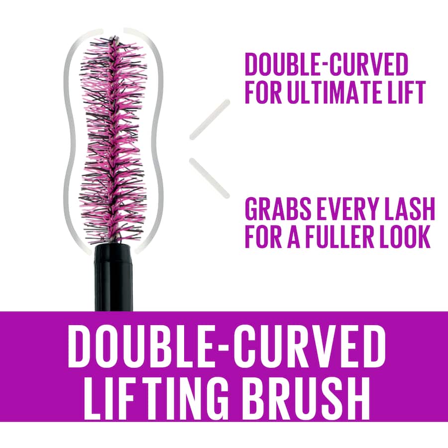 Maybelline The Falsies Lash Lift Volumising Mascara Blackest Black 9.6mL
