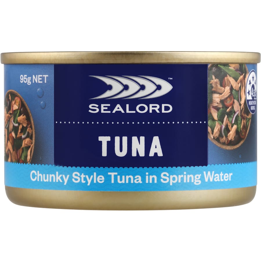 Sealord Tuna Chunk Style In Spring Water Tear tab can 95g